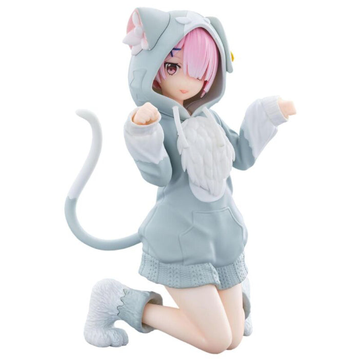Figurina Re:Zero Starting Life in Another World Yumemirize PVC - Ram Mofumofu Pack 11 cm