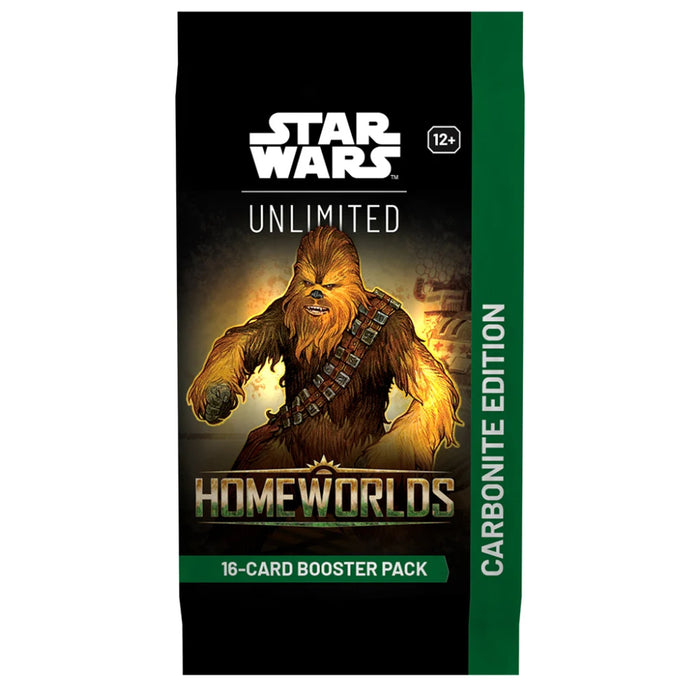 Precomanda Star Wars Unlimited - Homeworlds Carbonite Booster Display (12 Boosters)