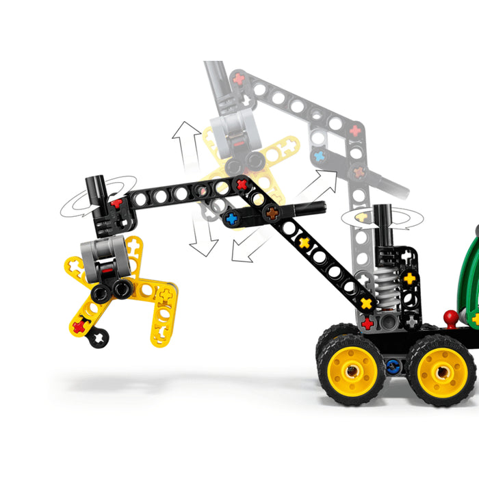 Lego Technic - Utilaj de taiat si stivuit copaci John Deere 1470H (42218)