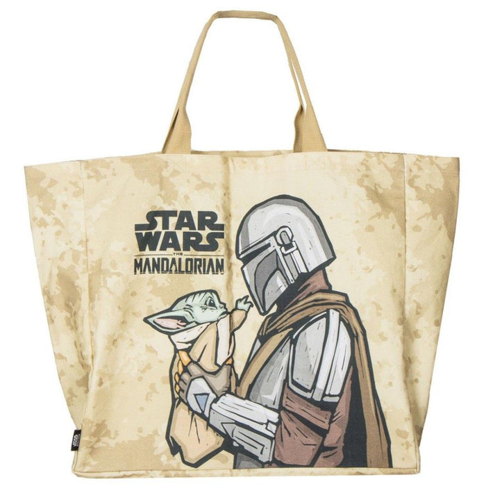Geanta de cumparaturi XL Star Wars The Mandalorian - Mandalorian & Grogu