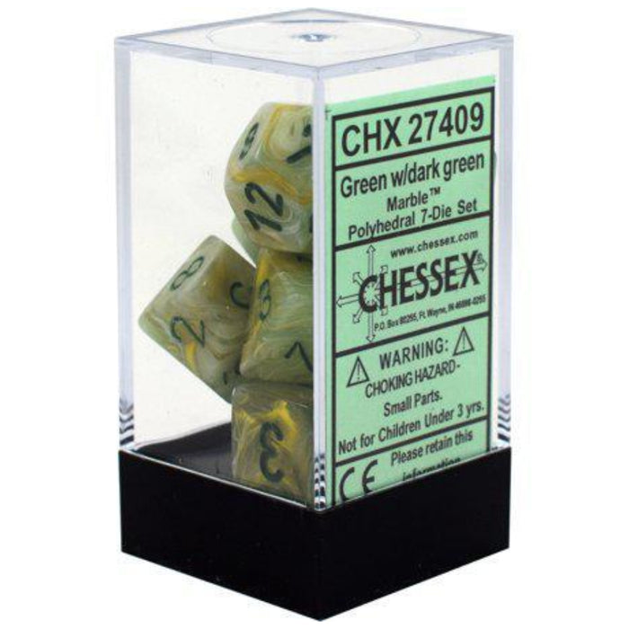 Set 7 Zaruri Chessex Marble