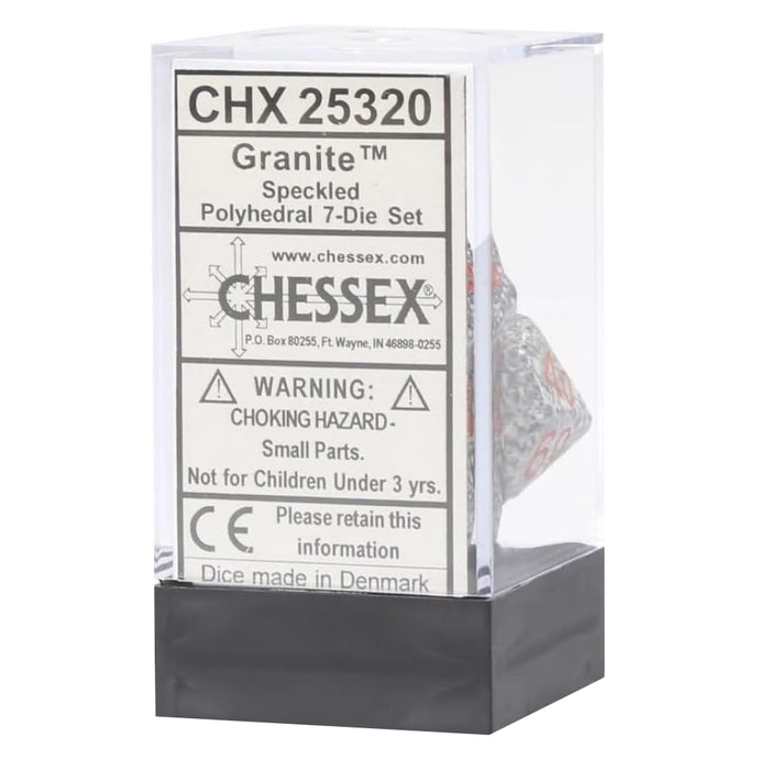 Set 7 Zaruri Chessex Speckled Polyhedral