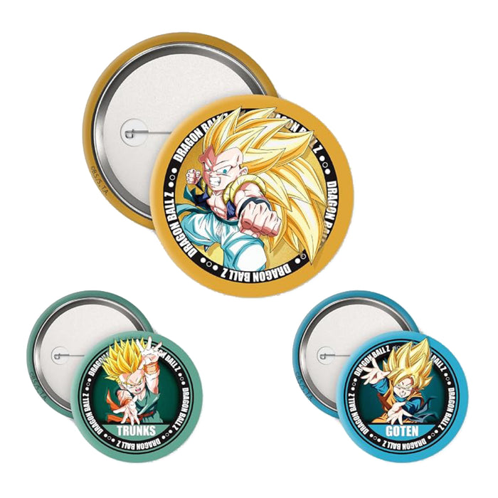 Set Insigne Dragon Ball - DBZ/Trunks, Goten & Gotrunks