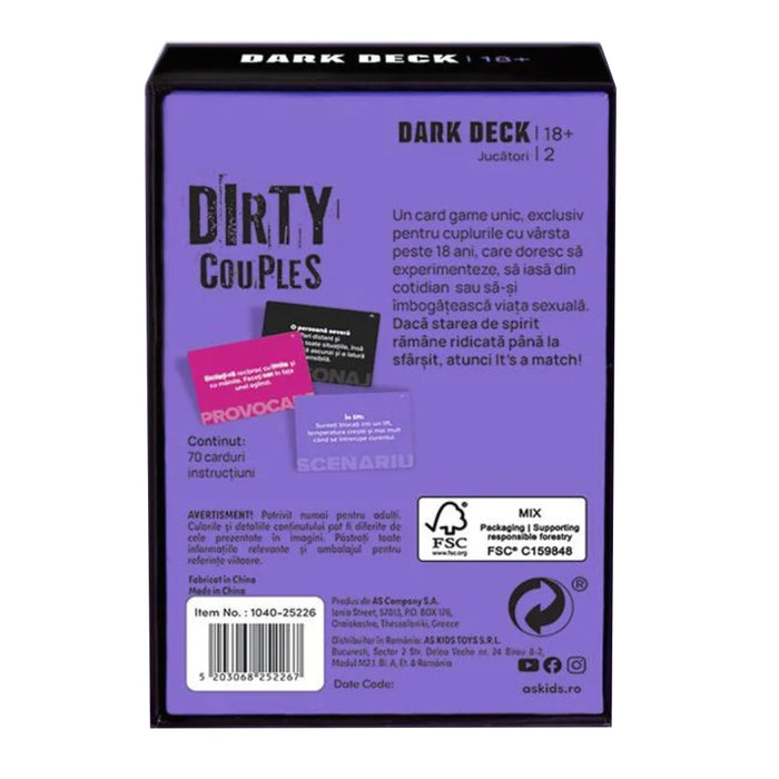 Joc de carti Dark Deck Dirty Couples, limba romana