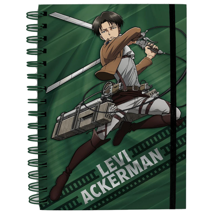 Notebook cu Sina A5 Attack on Titan - Levi