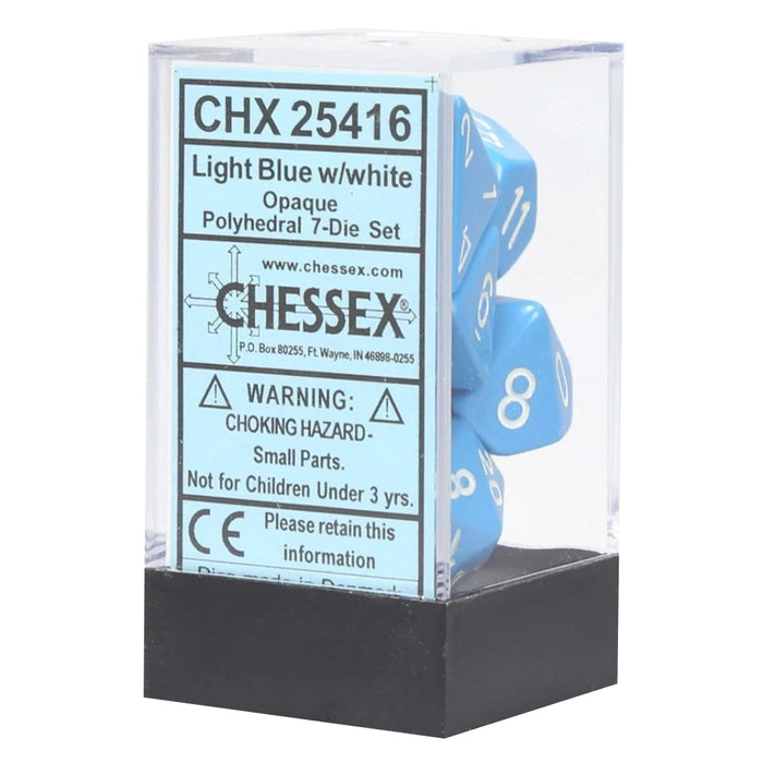 Set 7 Zaruri Chessex Opaque Polyhedral