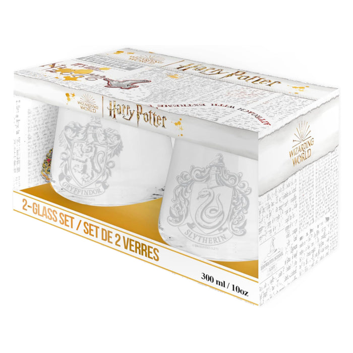 Set 2 Pahare Harry Potter - Gryffindor & Slytherin