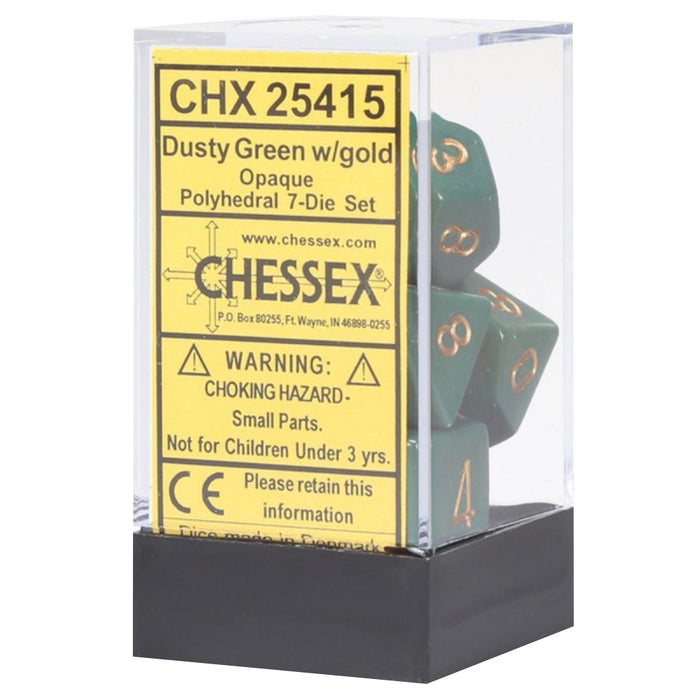 Set 7 Zaruri Chessex Opaque Polyhedral