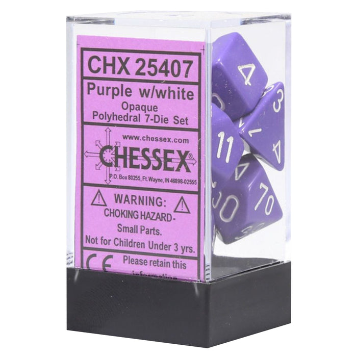 Set 7 Zaruri Chessex Opaque Polyhedral