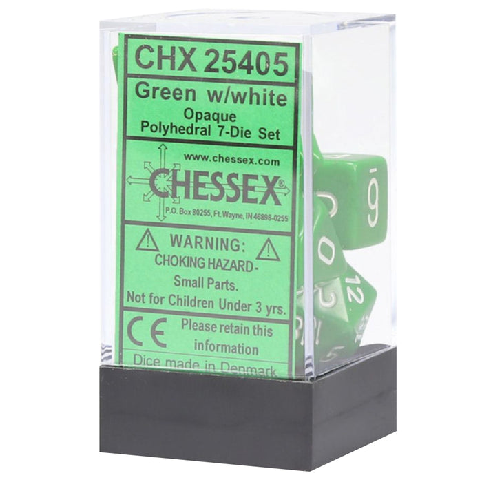 Set 7 Zaruri Chessex Opaque Polyhedral