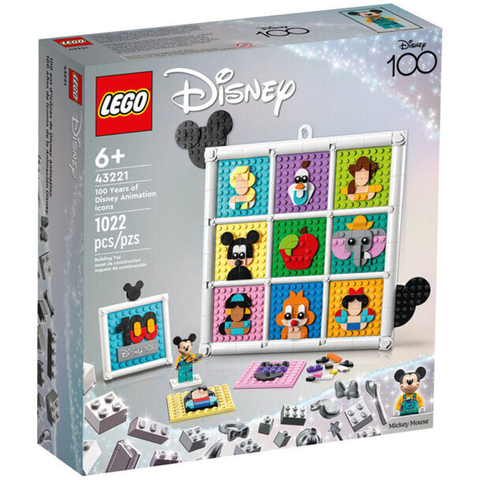 Lego Disney Classic 100 de Ani de Figuri Emblematice de Animatie Disney 43221