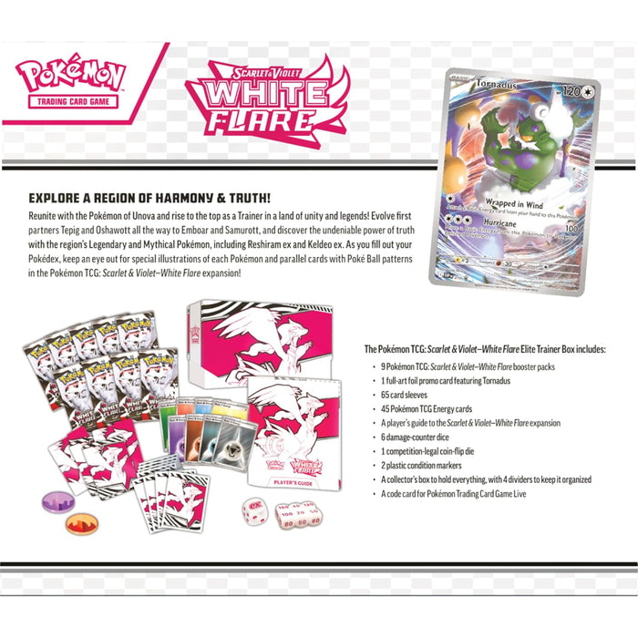 Pokemon TCG - Scarlet & Violet 10.5 White Flare Elite Trainer Box