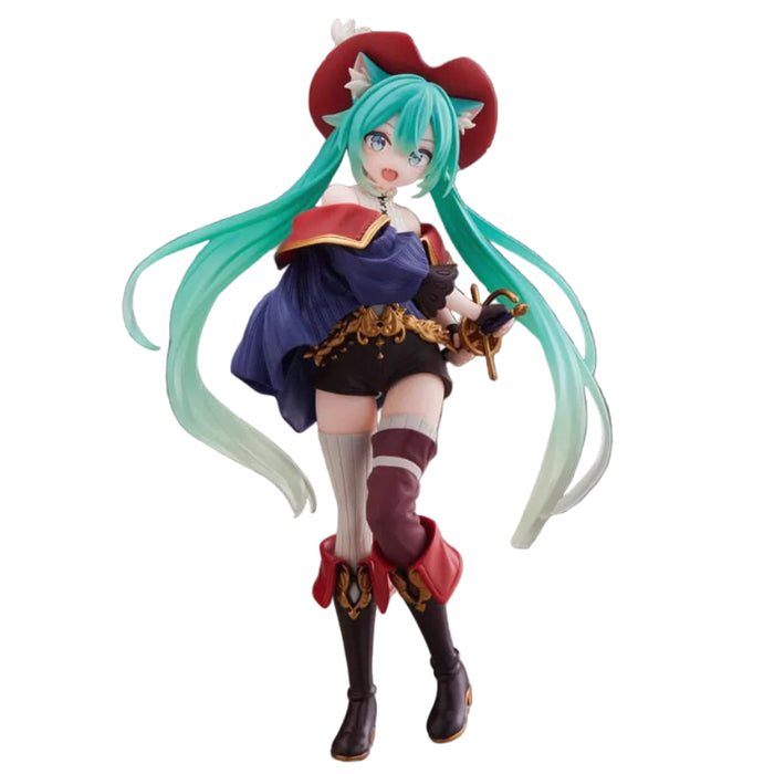 Figurina Hatsune Miku PVC - Hatsune Miku Wonderland Puss in Boots 18 cm (with bonus)