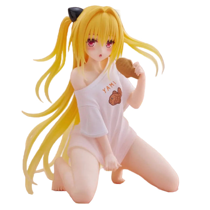 Figurina To Love-Ru Darkness PVC Desktop Cute Figure - Golden Darkness Roomwear Ver 13 cm