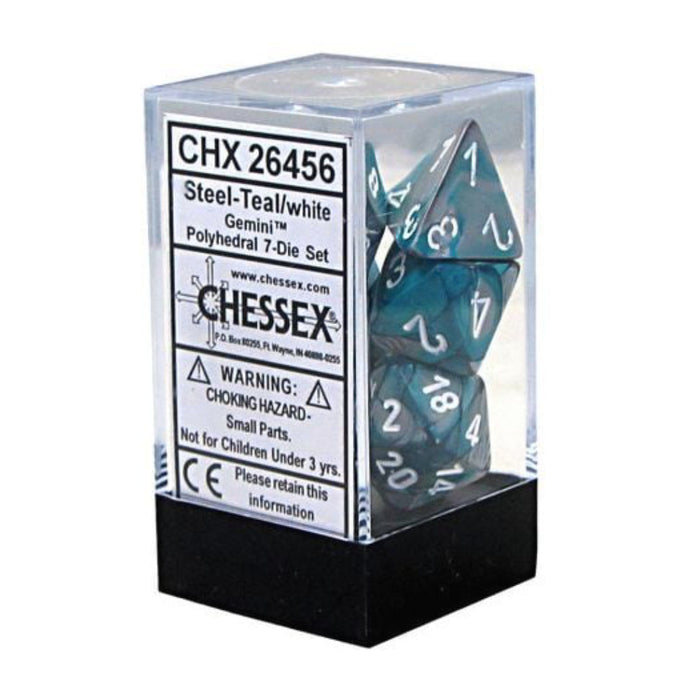 Set 7 Zaruri Chessex Gemini Polyhedral