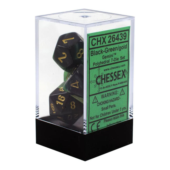 Set 7 Zaruri Chessex Gemini Polyhedral