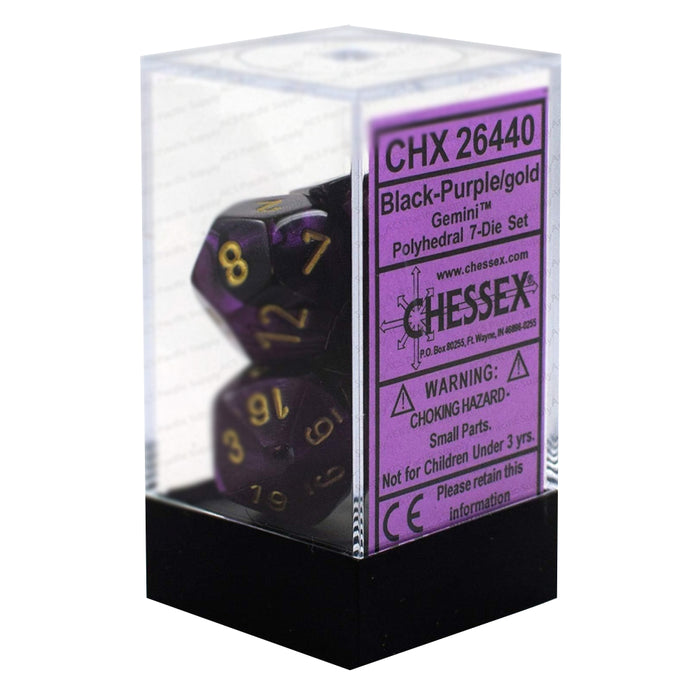 Set 7 Zaruri Chessex Gemini Polyhedral