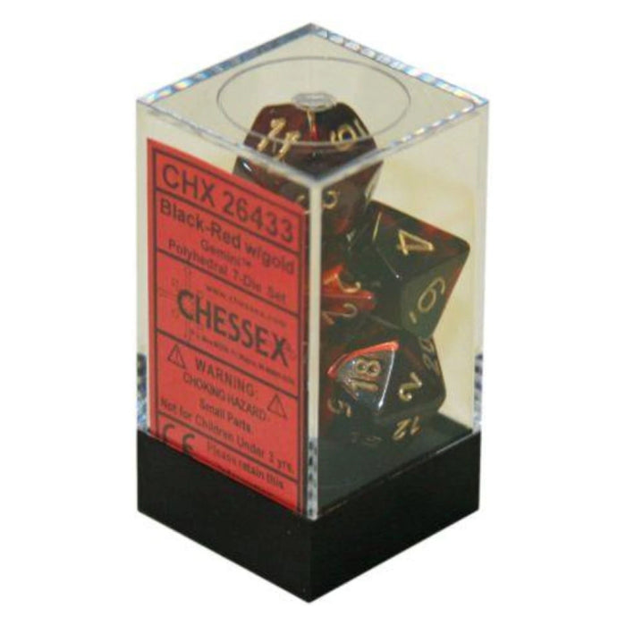 Set 7 Zaruri Chessex Gemini Polyhedral