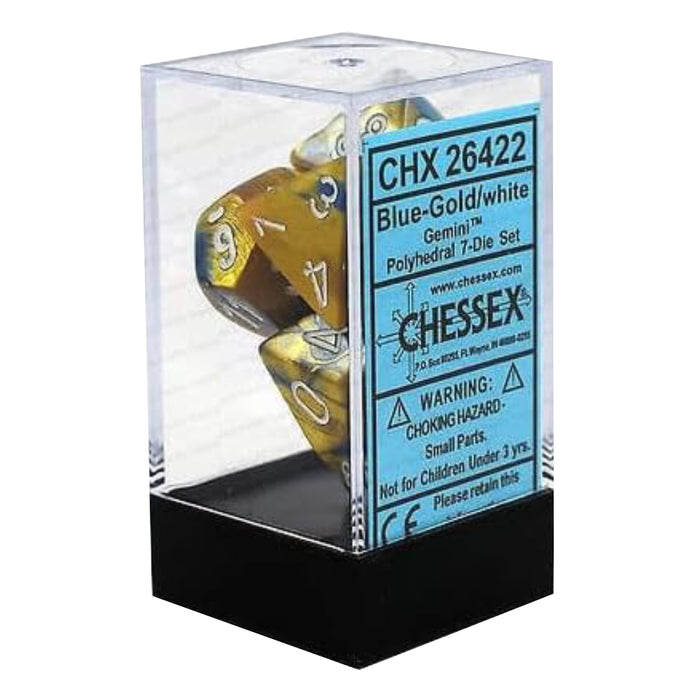 Set 7 Zaruri Chessex Gemini Polyhedral