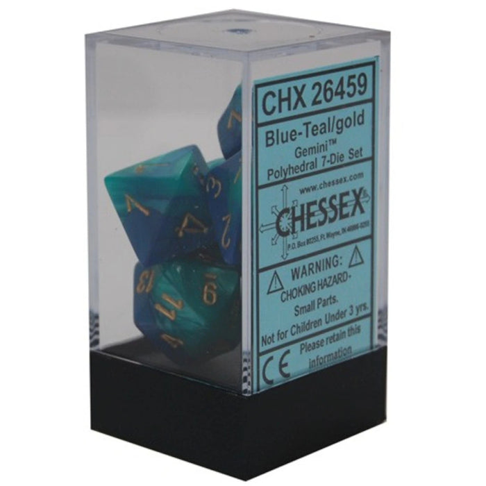 Set 7 Zaruri Chessex Gemini Polyhedral