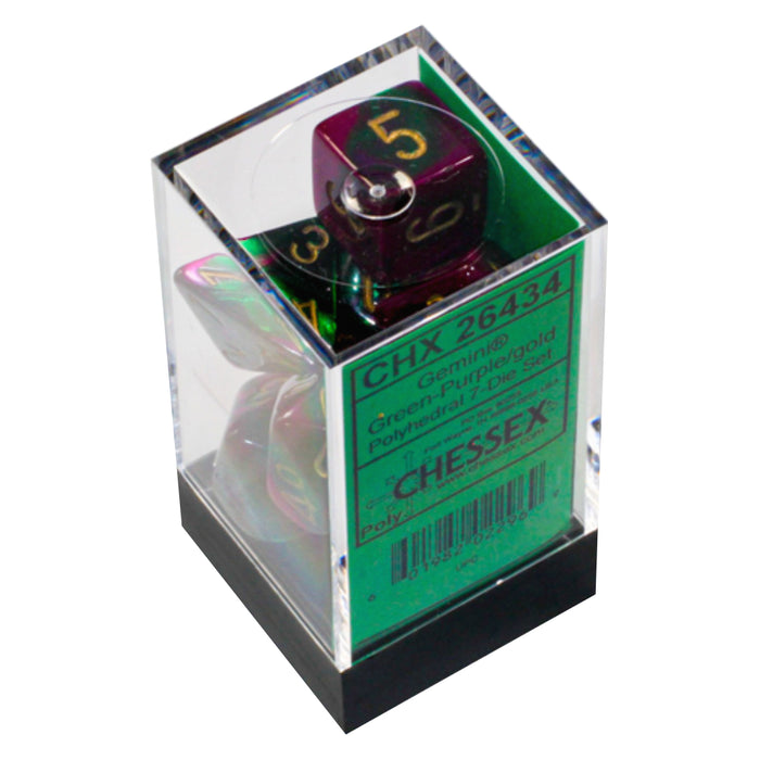 Set 7 Zaruri Chessex Gemini Polyhedral