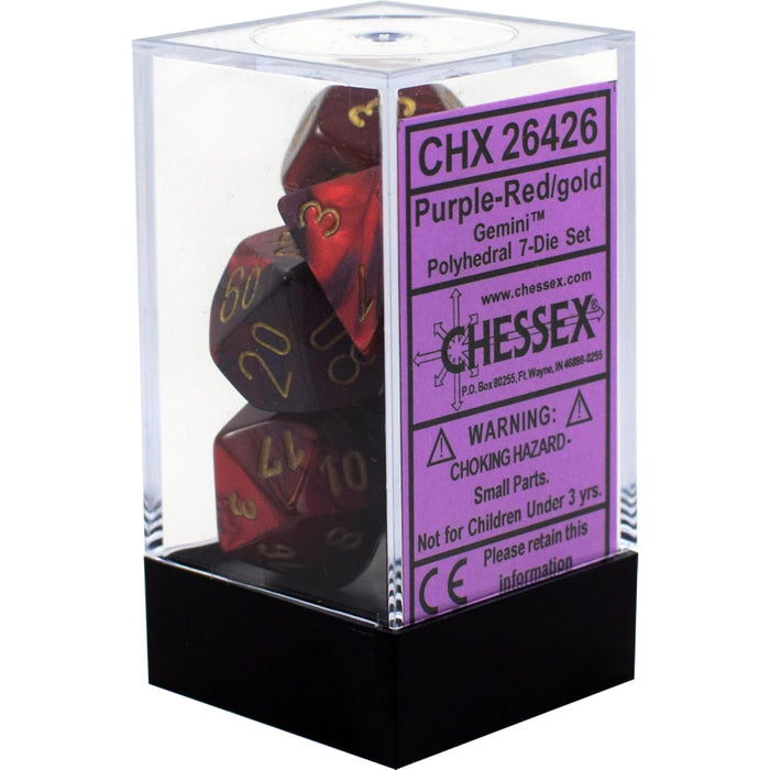 Set 7 Zaruri Chessex Gemini Polyhedral