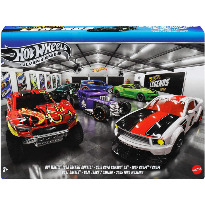 Set Masinute Hot Wheels Silver Series Die-Cast Vehicle 1/64 - Legends