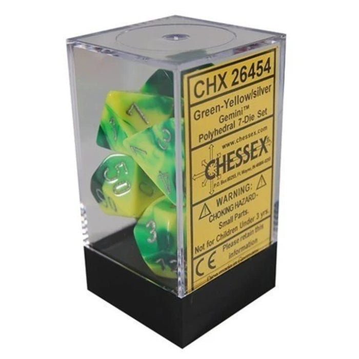 Set 7 Zaruri Chessex Gemini Polyhedral