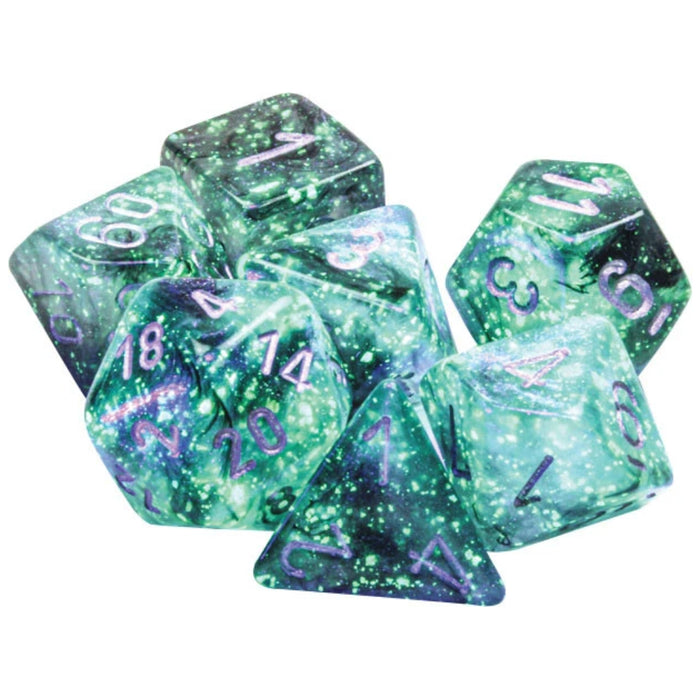 Set 7 Zaruri Chessex Borealis Polyhedral Luminary