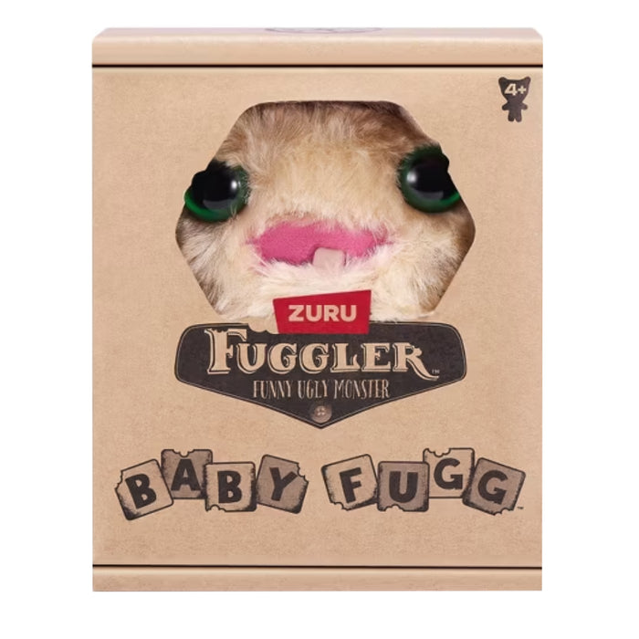 Figurina de plus Fuggler - 9 cm - Bebe ciudatei, S4 Screech - Yellow