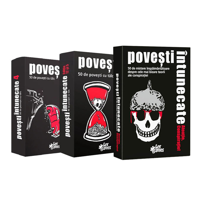 Pachet Povesti Intunecate 2 - 4 & 12 si 5 & Atentie, conspiratie!