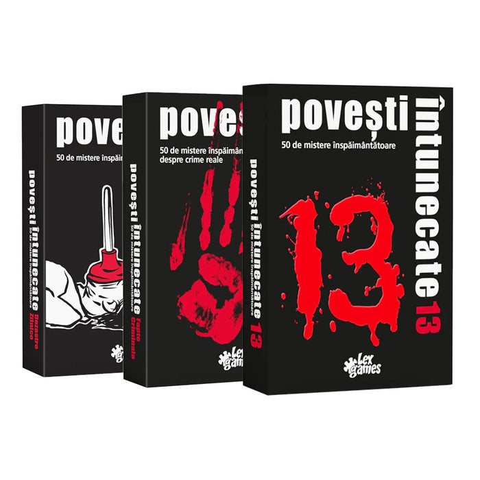 Pachet Povesti Intunecate 3 - Dezastre Zilnice & Fapte Criminale & 13