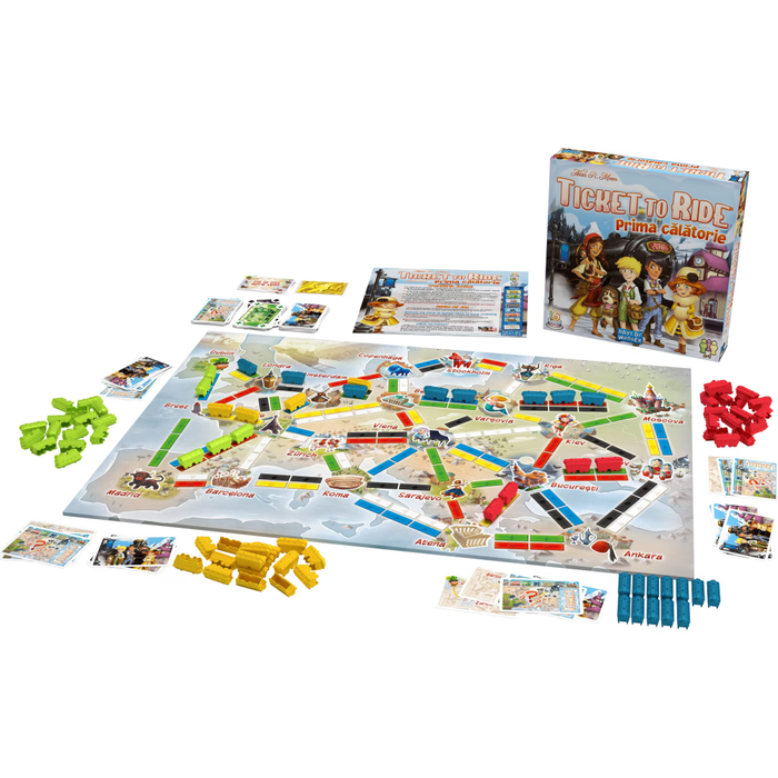 Joc de societate Ticket To Ride - Prima Calatorie, limba romana, editie noua