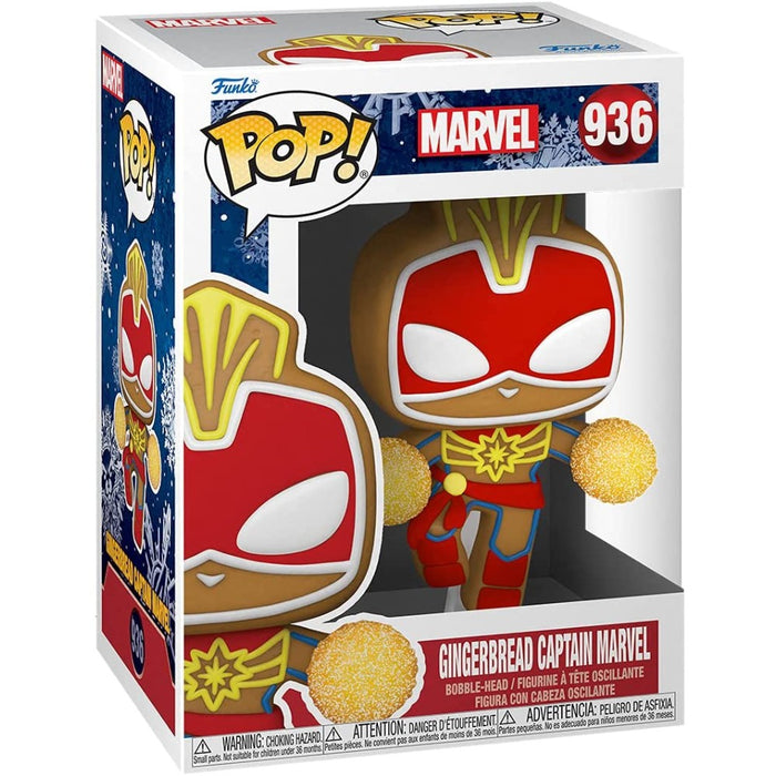 Figurina Funko Pop Marvel Holiday - Captain Marvel - Red Goblin