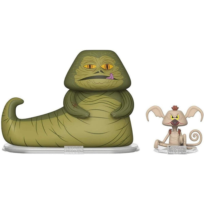 Set 2 Figurine Funko Vynl - Star Wars - Jabba & Salacious Crumb 10 cm - Red Goblin