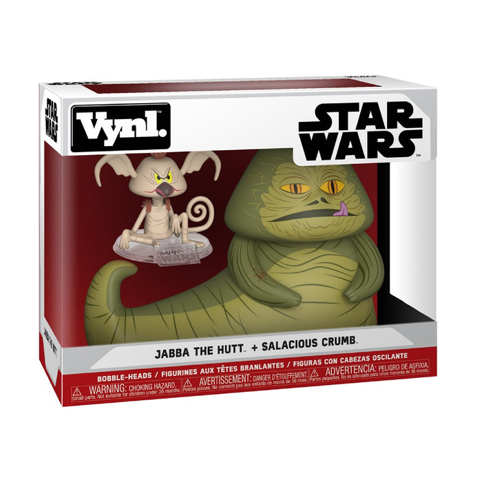 Set 2 Figurine Funko Vynl - Star Wars - Jabba & Salacious Crumb 10 cm - Red Goblin