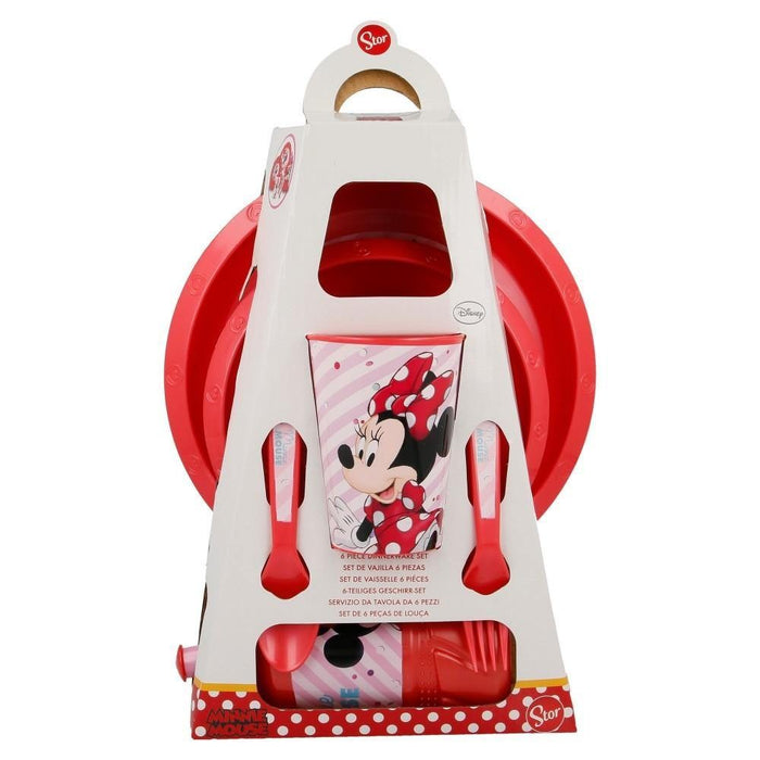 Set 6 Piese Gift Box Minnie Electric Doll - Red Goblin
