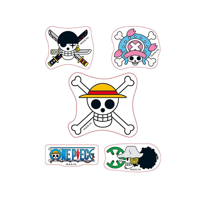 Stickere One Piece - 16 x11 cm - Straw Hat Skulls - Red Goblin