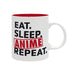 Cana Eat Sleep Anime Repeat 320 ml - Asian Art - Red Goblin