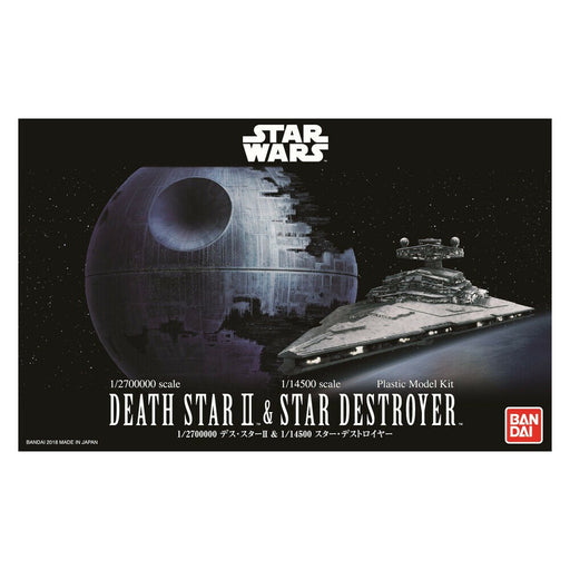 Figurine Kit de Asamblare Star Wars - Death Star II + Imperial Star Destroyer (1:2700000) - Red Goblin