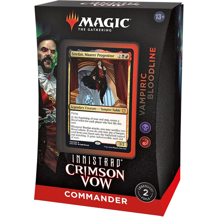 Magic the Gathering - Innistrad Crimson Vow - Commander Deck - Vampiric Bloodline - Red Goblin