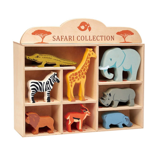 Set de Joaca Safari Set - Animalute Savana pe Raft cu 8 Piese - Red Goblin