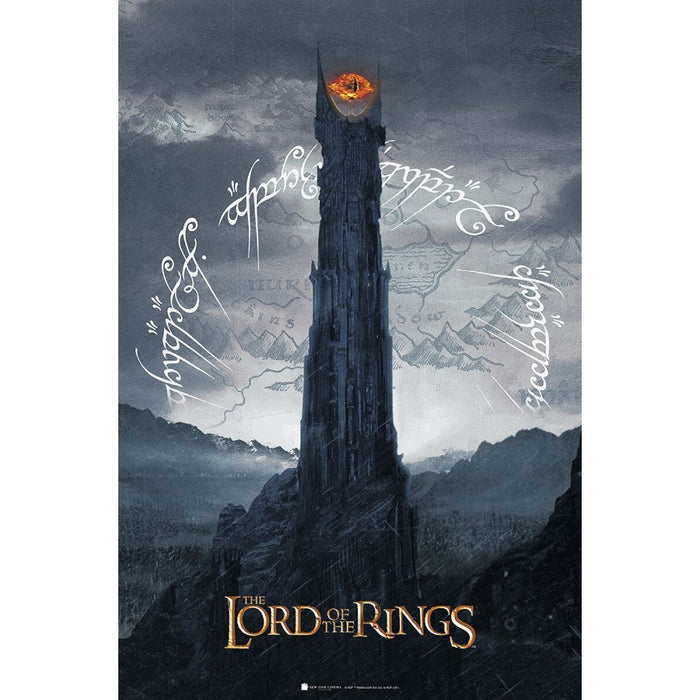 Poster Lord of the Rings - Sauron Tower (91.5x61) - Red Goblin