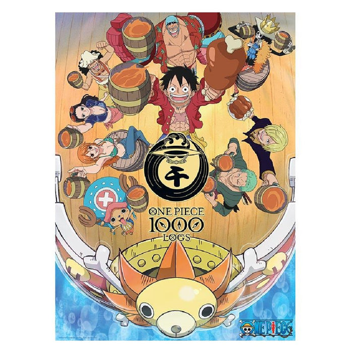 Poster One Piece - 1000 Logs Cheers (52x38) - Red Goblin