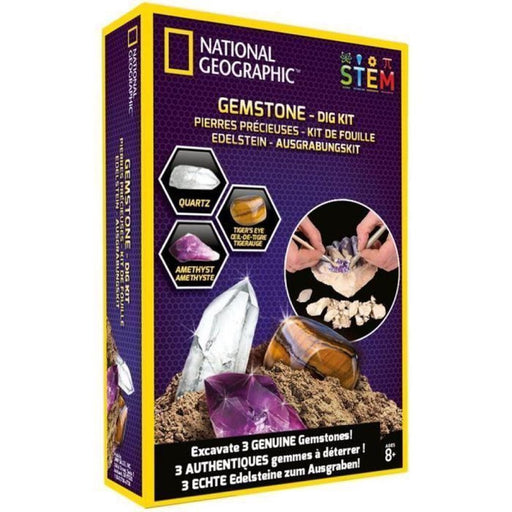 Set National Geographic - Gemstone - Dig Kit - Red Goblin