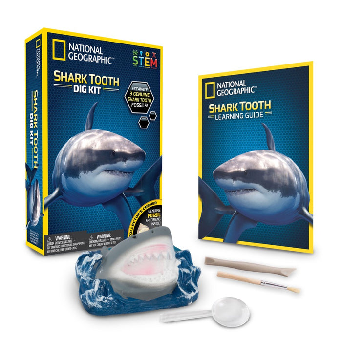 Set National Geographic - Shark Tooth - Dig Kit - Red Goblin