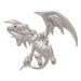 Insigna Yu-Gi-Oh! Blue Eyes White Dragon Silver Plated XL Premium - Red Goblin