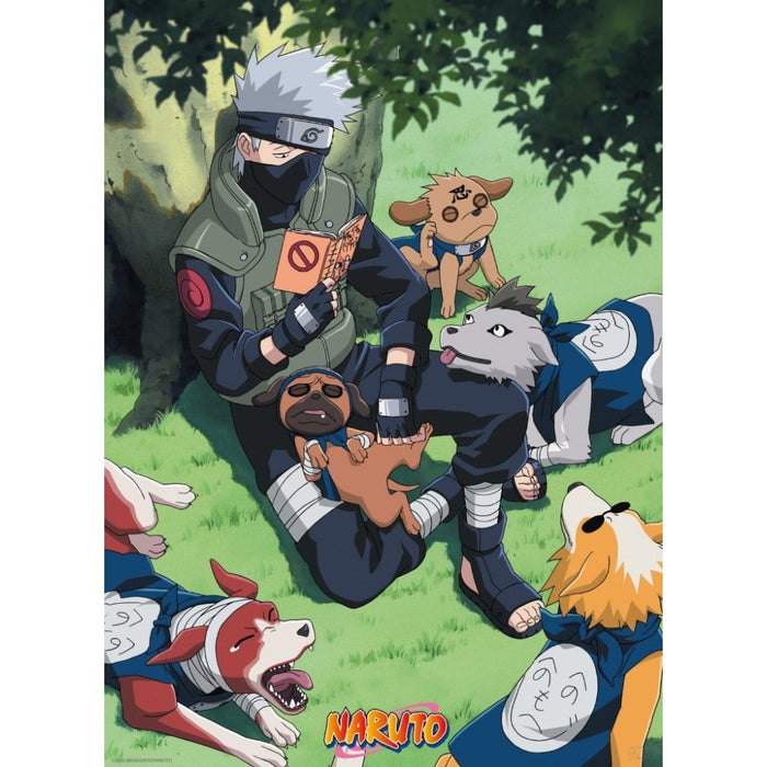 Poster Naruto - Kakashi and Dogs (52x38) - Red Goblin