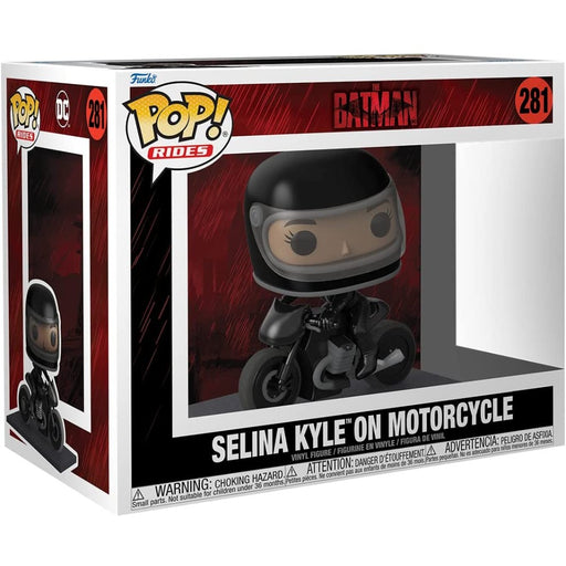Figurina Funko Pop Ride DLX Selina on Motorcycle - Red Goblin