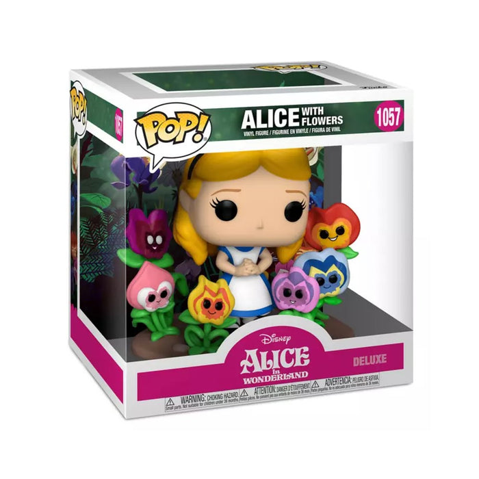 Figurina Funko Pop Deluxe Alice 70th – Alice with Flowers - Red Goblin